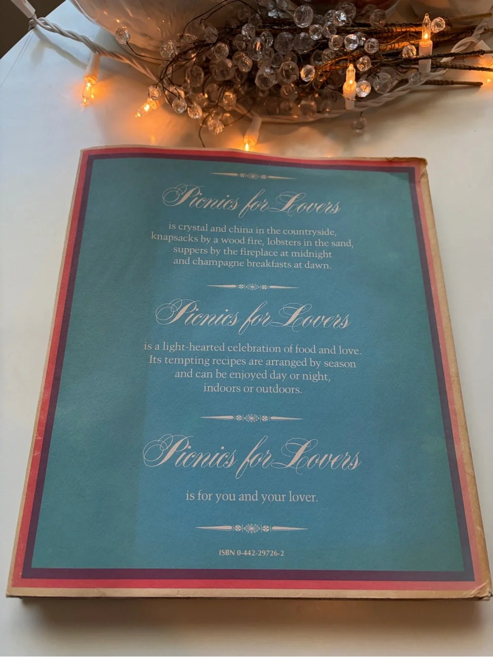 Vintage 80’s Signed Copy of Picnics for Lovers Cookbook by Gabrielle Kirschbaum - Picture 3 of 5
